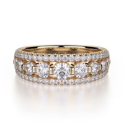 R306B Women's White Gold Wedding Ring
