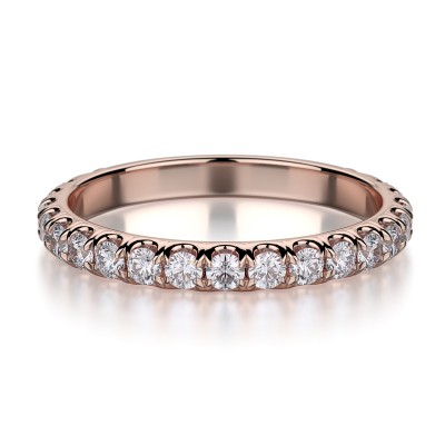 R320B Women's White Gold Wedding Ring
