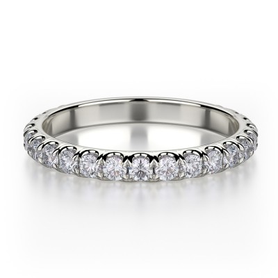 R320B Women's White Gold Wedding Ring