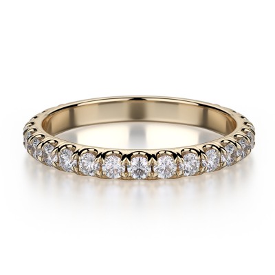 R320B Women's White Gold Wedding Ring