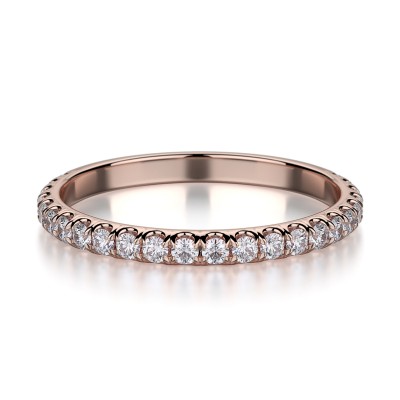 R371B Women's White Gold Wedding Ring