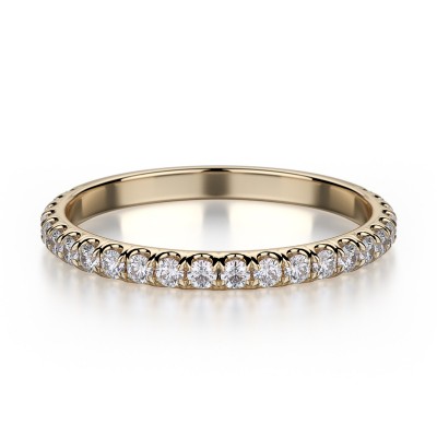 R371B Women's White Gold Wedding Ring