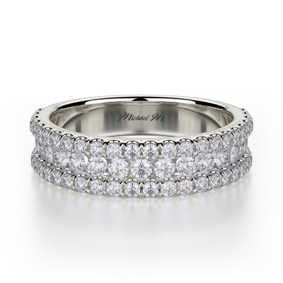 R396B Women's White Gold Wedding Ring