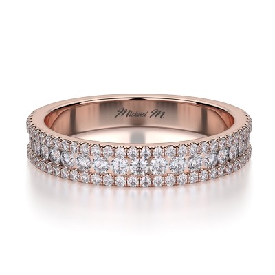 R396BS Women's White Gold Wedding Ring