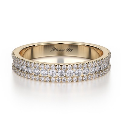 R396BS Women's White Gold Wedding Ring