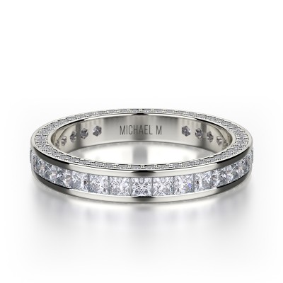 R431BF Women's White Gold Wedding Ring