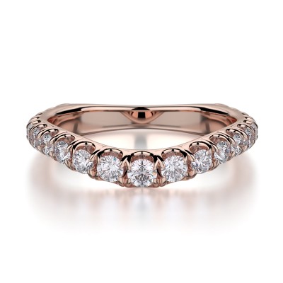 R440B Women's White Gold Wedding Ring