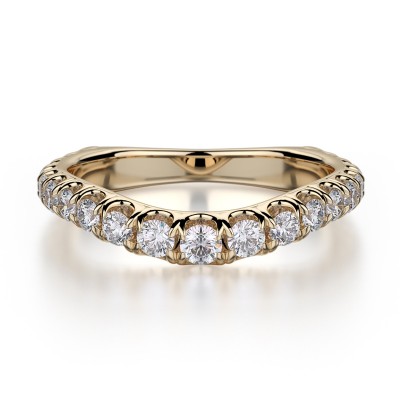 R440B Women's White Gold Wedding Ring