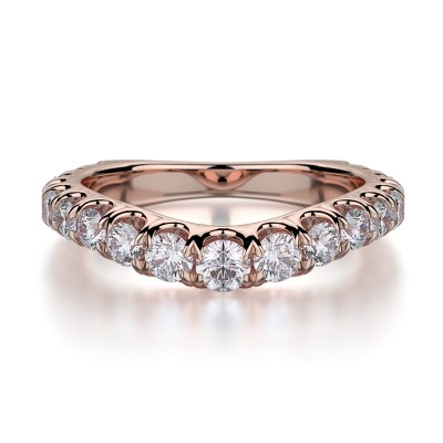 R440LB Women's White Gold Wedding Ring