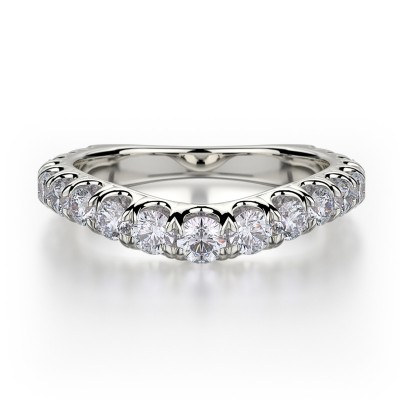 R440LB Women's White Gold Wedding Ring