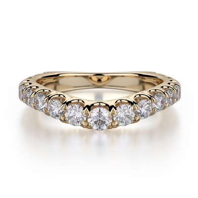 R440LB Women's White Gold Wedding Ring