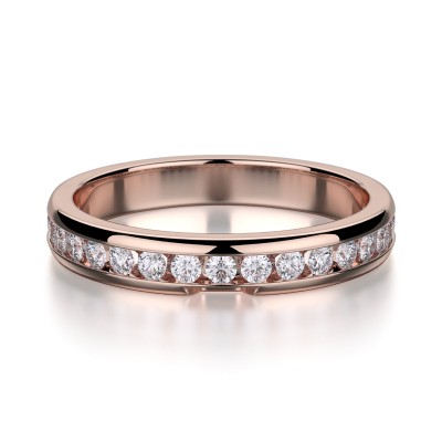 R461-B1 Women's White Gold Wedding Ring