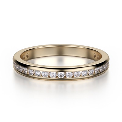 R461SB Women's White Gold Wedding Ring