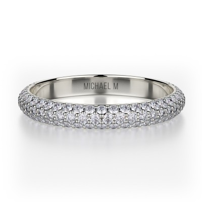 R699B Women's White Gold Wedding Ring
