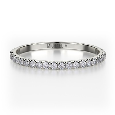 R706B Women's White Gold Wedding Ring
