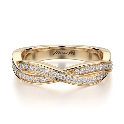 R709B Women's White Gold Wedding Ring