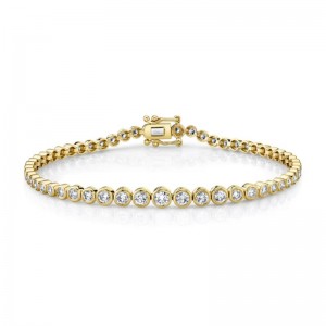 SC55011916 Shy Creation 1.90CT Diamond Bezel Tennis Bracelet