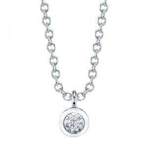 SC55028037 Stella Collection Diamond Pendant In 14 Karat White Gold