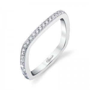 18K White Gold Pavé-Set Band