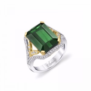 Tourmaline and Diamond Cocktail Ring SJU2102R