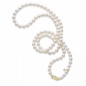 7 mm, 8mm Akoya Cultured Pearl Strand Necklace UN801321K