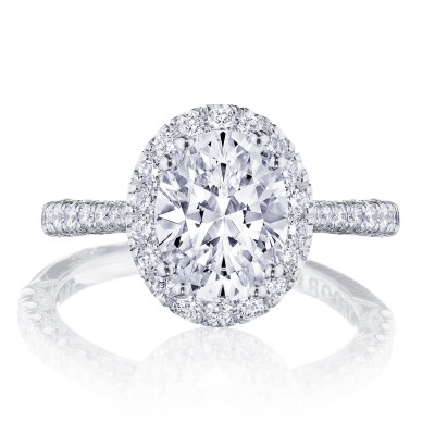 HT2571OV Oval Bloom Engagement Ring