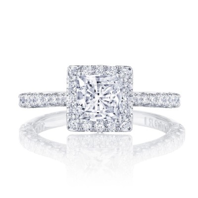 HT2571PR Princess Bloom Engagement Ring