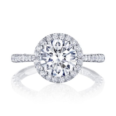HT2571RD Round Bloom Engagement Ring