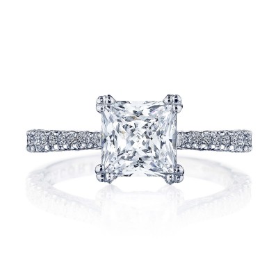 HT2578PR Princess Solitaire Engagement Ring