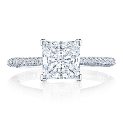 HT2581PR Princess Solitaire Engagement Ring