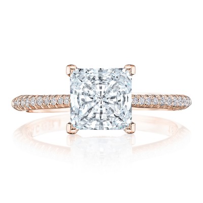 HT2581PR Princess Solitaire Engagement Ring