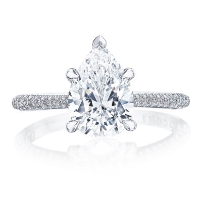 HT2581PS Pear Solitaire Engagement Ring