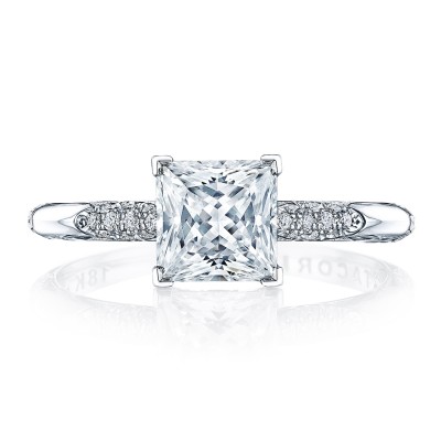 HT2582PR Princess Solitaire Engagement Ring