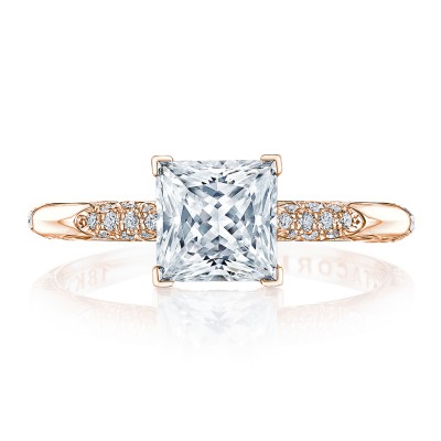 HT2582PR Princess Solitaire Engagement Ring