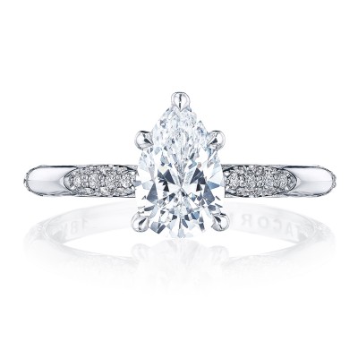 HT2582PS Pear Solitaire Engagement Ring