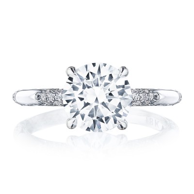 HT2582RD Round Solitaire Engagement Ring
