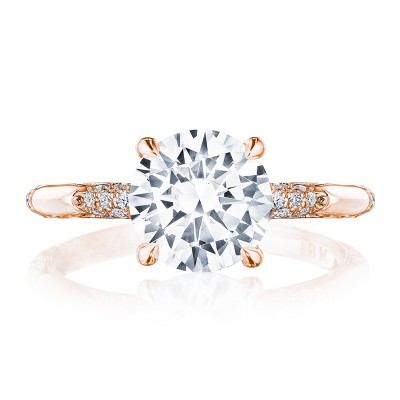 HT2582RD Round Solitaire Engagement Ring