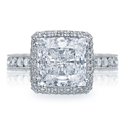 HT2607PR Princess Bloom Engagement Ring