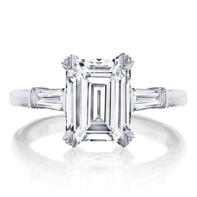 HT2657EC Emerald 3-Stone Engagement Ring