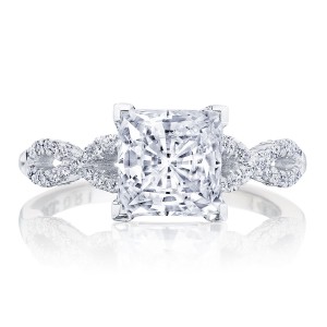 P105PR Princess Solitaire Engagement Ring