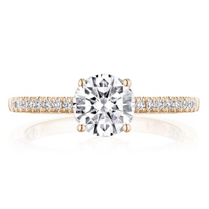 P104RD Round Solitaire Engagement Ring