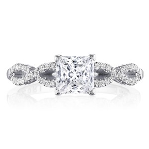 P105PR Princess Solitaire Engagement Ring