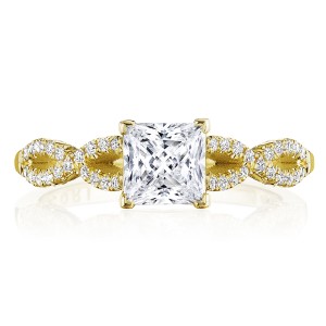 P105PR Princess Solitaire Engagement Ring