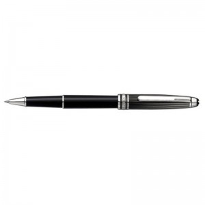 Montblanc Meisterst&uumlck Solitaire Doue Black and White Rollerball Pen