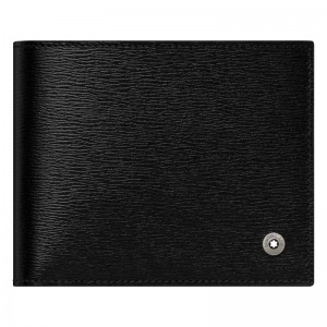 Westside Black Leather 6 Card Holder Wallet 114688