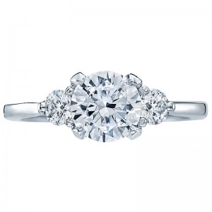 2571RD7 Simply Tacori Platinum Round Engagement Ring 1.25