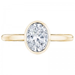 300-2OV-8X6Y Starlit Yellow Gold Oval Engagement Ring 1