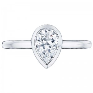 300-2PS Starlit White Gold Pear Shaped Engagement Ring 0.75