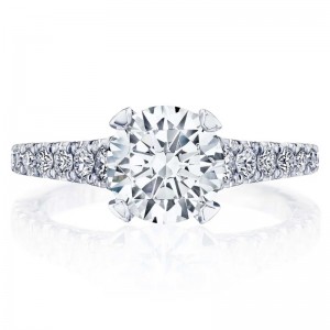 HT2579RD75 Petite Crescent Round Engagement Ring