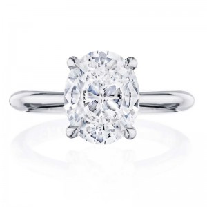 HT2671OV10X8 Founders Collection RoyalT Oval Engagement Ring